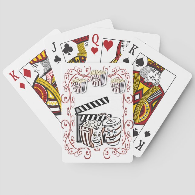 Jeu De Cartes Pop-corn Playing Card Deck (dos)