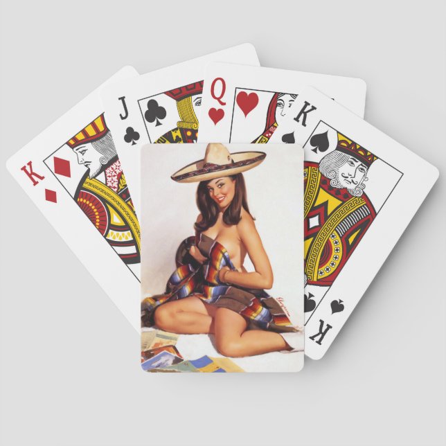 Jeu De Cartes Porte mexicaine (dos)