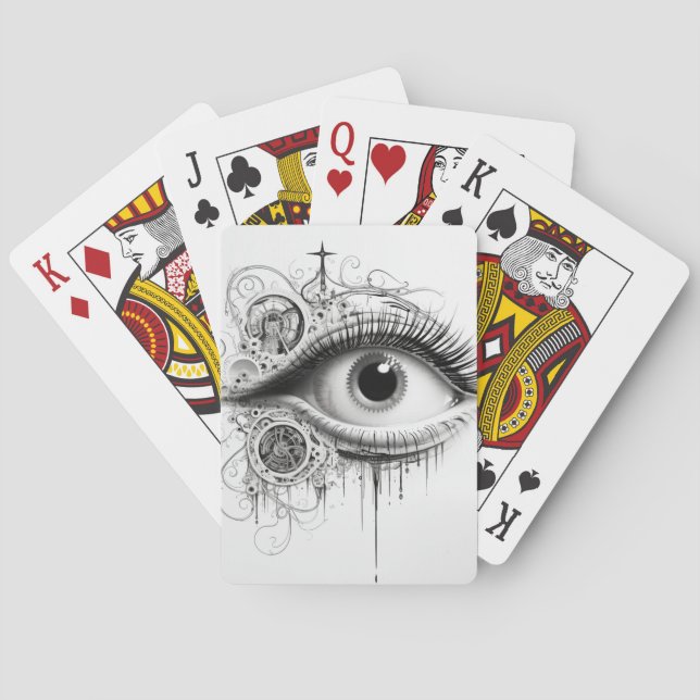 Jeu De Cartes Porter les yeux Jouer des cartes (dos)