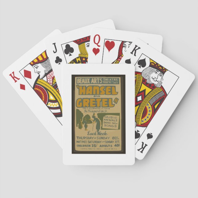 Jeu De Cartes Portez et stylisez des affiches de divertissement  (dos)