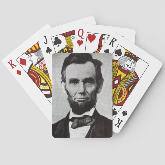 Jeu De Cartes Portrait d'Abe Lincoln 2 (dos)