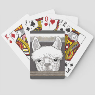 Jeu De Cartes Portrait d'Alpaca