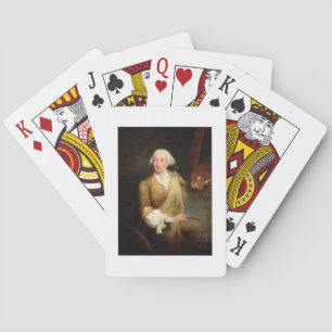 Jeu De Cartes Portrait de Francesco Guardi (1712-93) (huile sur