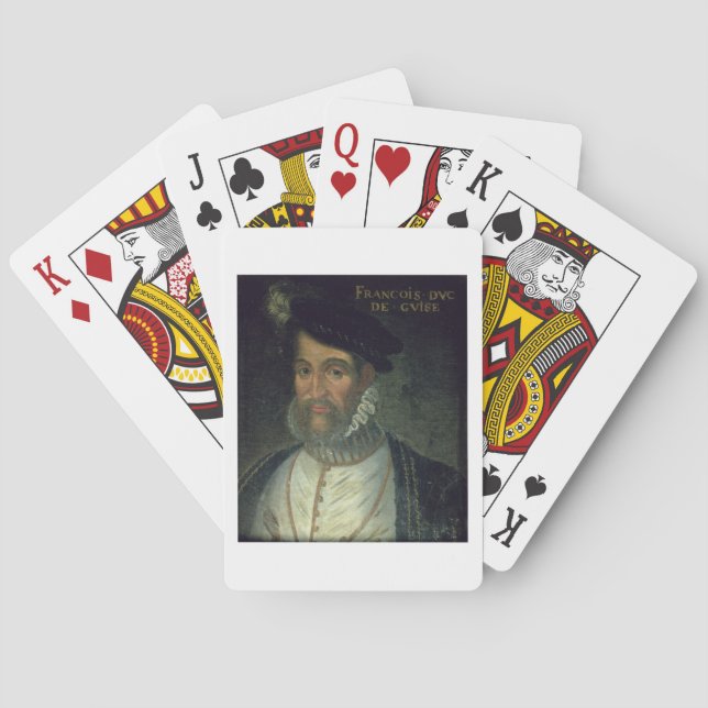 Jeu De Cartes Portrait de François, 2e duc de Guise (1519-63) Fr (dos)