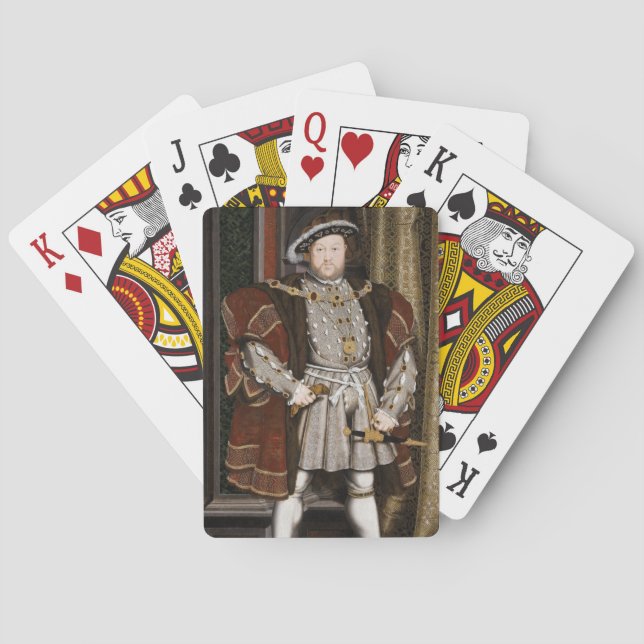 Jeu De Cartes Portrait de Henri VIII (Hans Holbein le jeune) (dos)