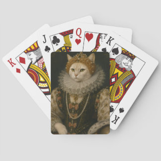 Jeu De Cartes Portrait de la Reine Elizabeth I Renaissance en Ch