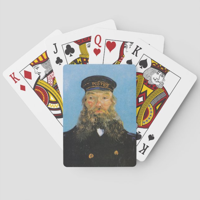 Jeu De Cartes Portrait de Postman Roulin | Vincent van Gogh (dos)