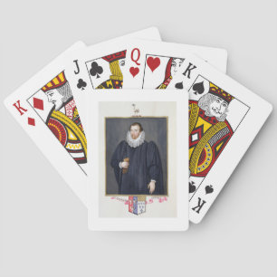 Jeu De Cartes Portrait d'Edward Coke (1552-1634) tiré de 'Mémoir