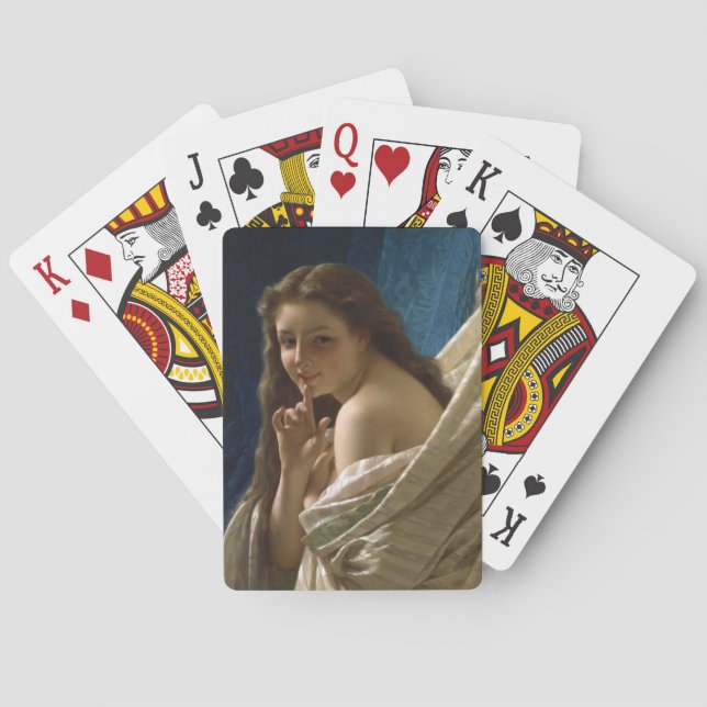 Jeu De Cartes Portrait d'une jeune femme féroce (dos)