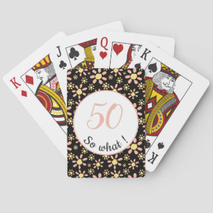 Jeu De Cartes Positive 50e anniversaire Funny 50 alors que
