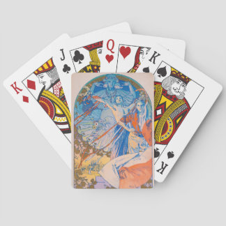 Jeu De Cartes Poster d'Alphonse Mucha pour le Sokol Festival (19