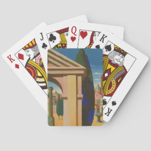 Jeu De Cartes Poster de voyage Rome vintage