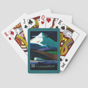 Jeu De Cartes Poster vintage Pacifique occidental de zéphyr de
