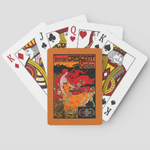 Jeu De Cartes PosterEurope vintage en croissant américain
