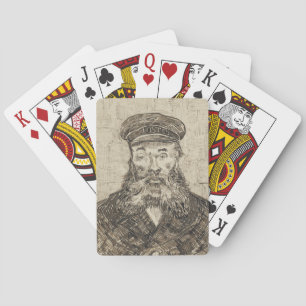 Jeu De Cartes Postman Joseph Roulin (Sepia Sketch) (par van Gogh