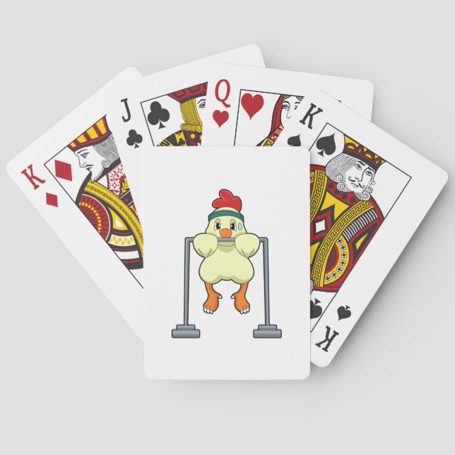 Jeu De Cartes Poulet à la remise en forme (dos)