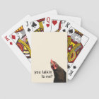 Poulet drôle d'attitude