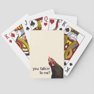 Jeu De Cartes Poulet drôle d'attitude