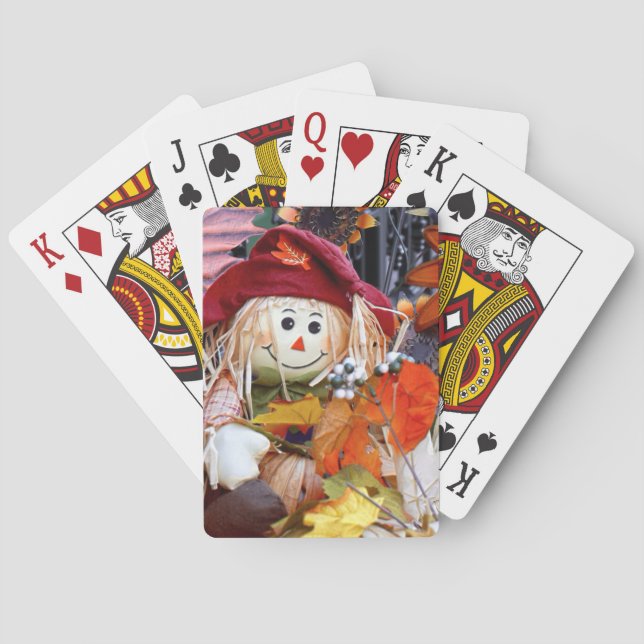 Jeu De Cartes Poupée de cerf d'action de grâce dans la scène de  (dos)