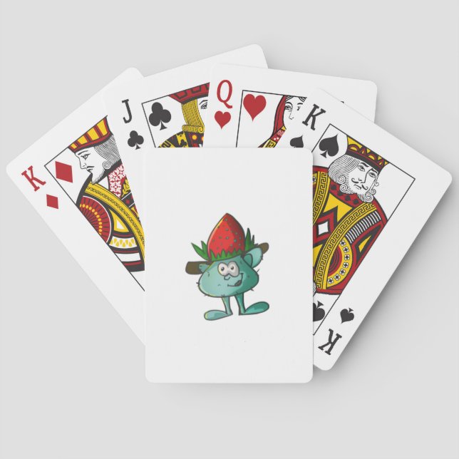 Jeu De Cartes Poupée de fraises (dos)