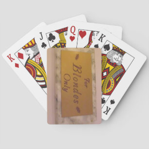Jeu De Cartes Pour Blondes uniquement