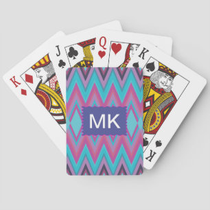Jeu De Cartes Pourpre et tribal d'Aqua