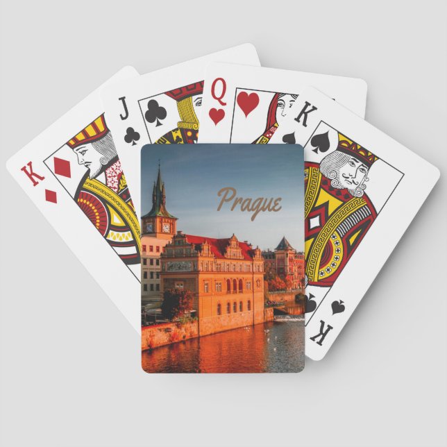 Jeu De Cartes Prague, capitale de la République tchèque (dos)
