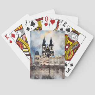 Jeu De Cartes Prague nuit en République Tchèque