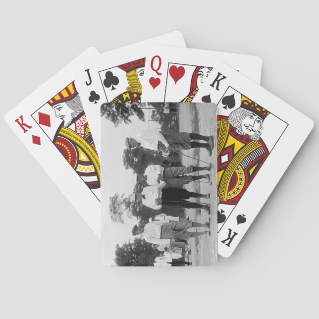 Jeu De Cartes Président Harding Golf Foursome, années 1920 (dos)