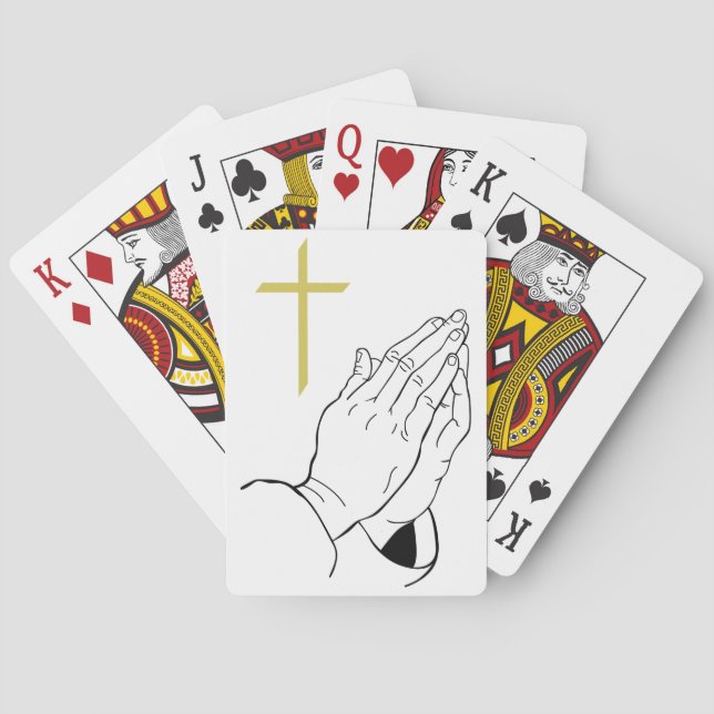 Jeu De Cartes Prière chrétienne (dos)