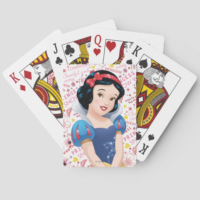 Jeu De Cartes Princesse Blanche Neige Cartes de jeu (dos)