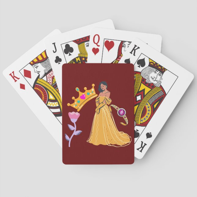 Jeu De Cartes Princesse simple (dos)