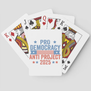 Jeu De Cartes Pro Democracy Anti Project 2025 Trump républicain
