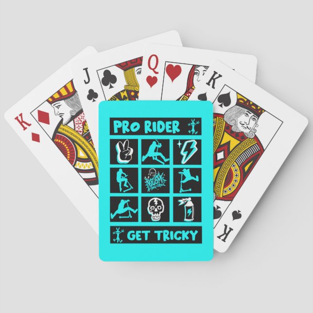 Jeu De Cartes Pro Scooter Free Rider Traces (dos)