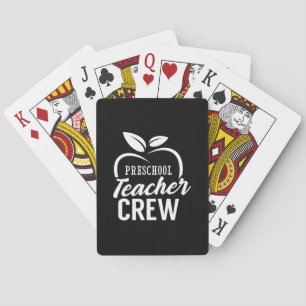 Jeu De Cartes Professeur Cadeaux Équipe d'enseignants préscola