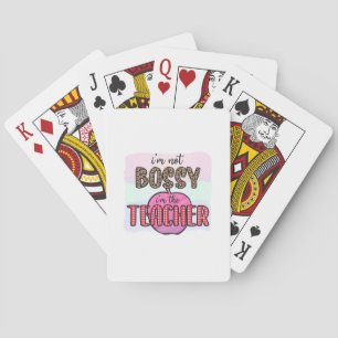 Jeu De Cartes Professeur Cadeaux Je Ne Suis Pas Bosseuse Je Su