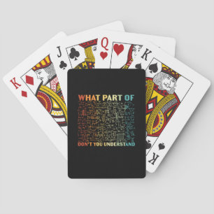 Jeu De Cartes Professeur De Mathématiques Quelle Partie Des Math