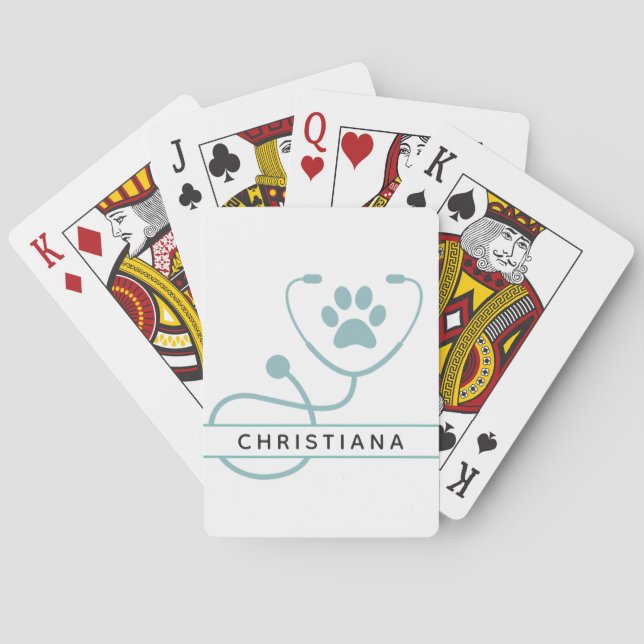 Jeu De Cartes Professionnels vétérinaires vétérinaires vétérinai (dos)