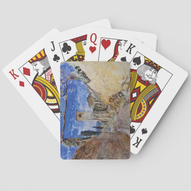 Jeu De Cartes Promenade des vignes italiennes à Lucca (dos)