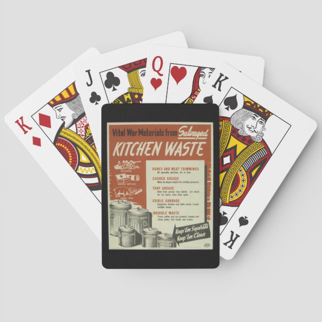 Jeu De Cartes Propagande de la Seconde Guerre mondiale (dos)