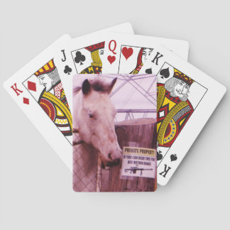 Jeu De Cartes Propriété privée lavender Horse