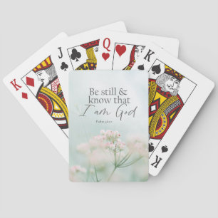Jeu De Cartes Psaume 46:10 Restez tranquille et sachez que je su