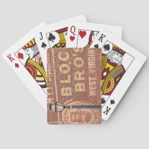 Jeu De Cartes Publicités sur le côté d'un bâtiment