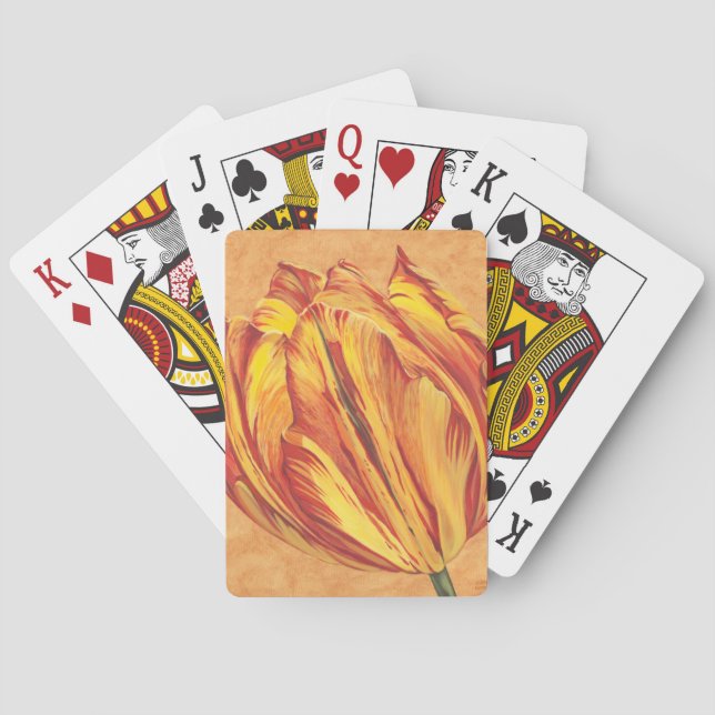Jeu De Cartes Puissance I de tulipe (dos)