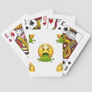Jeu De Cartes puking émoji