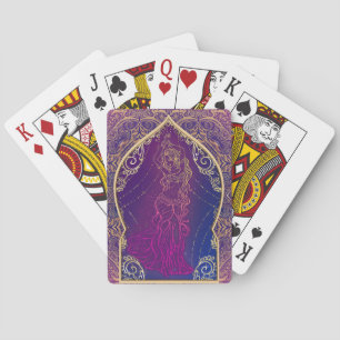 Jeu De Cartes Purple & Gold Marocain Arabian Danse du Ventre Gla