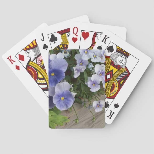 Jeu De Cartes Purple Pansy Lecture Cartes (dos)