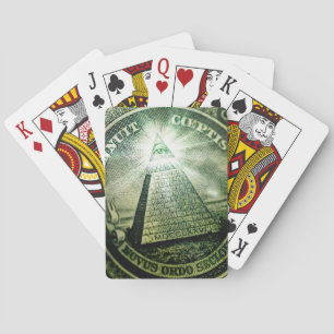 Jeu De Cartes Pyramide monétaire "OEil de la Providence"