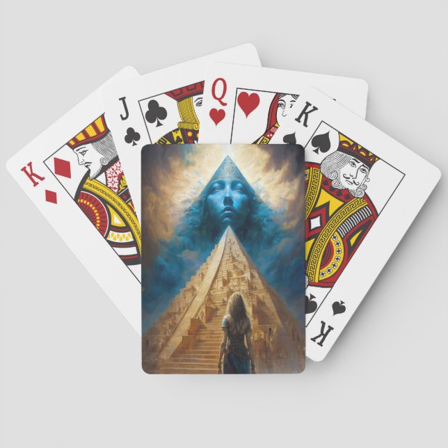 Jeu De Cartes Pyramide Visionnaire Surreal Plaintes (dos)