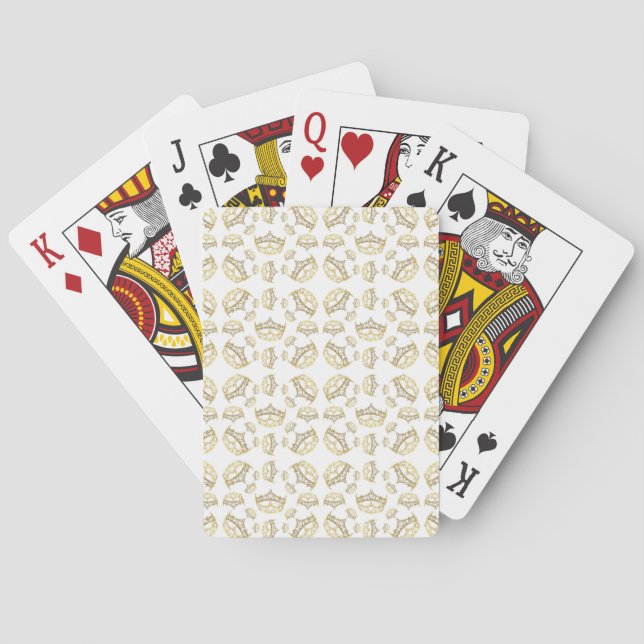 Jeu De Cartes Queen of Hearts Crown Tiara Playing Cards (dos)